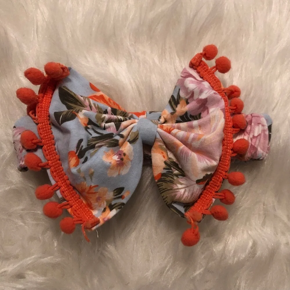 Beautiful, big, boho baby bow headband